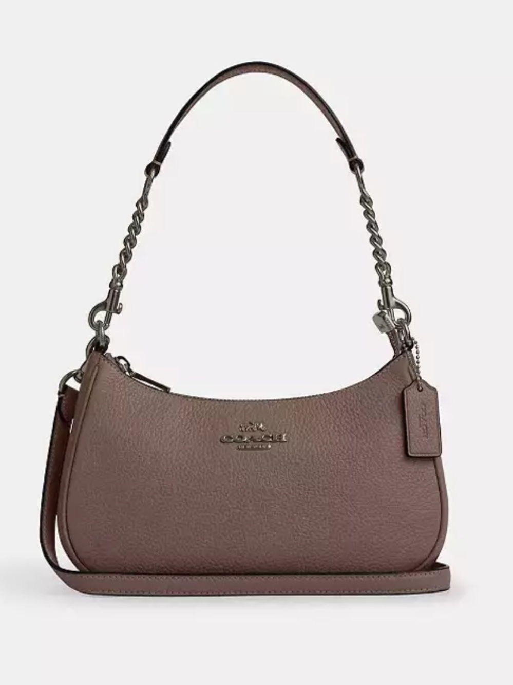 NEW Coach Teri Shoulder Bag in Dark Stone